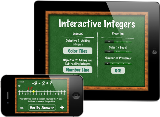 Interactive Integers from TicTacTech – Math-Techie’s Connections